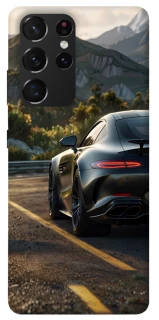 Чехол на Samsung Galaxy S21 Ultra Car in the mountains фото 1 из 1