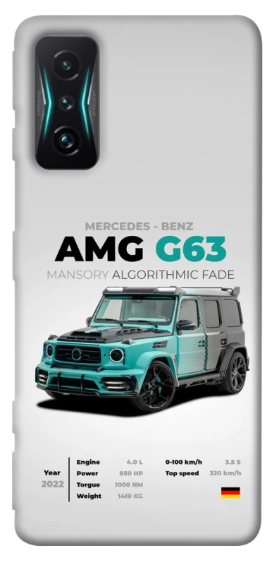 Чохол на Xiaomi Redmi K50 Gaming Mint amg G63 фото 1 з 1