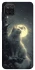 Чохол на Samsung Galaxy A12 Кіт під місяцем фото 1 з 1