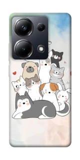 Чехол на Xiaomi Poco M6 Pro 4G Funny Pets ver.2 фото 1 из 1