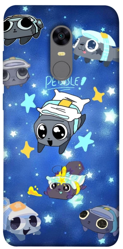 Чохол на Xiaomi Redmi 5 Plus / Redmi Note 5 (Single Camera) Pebble kitten stars фото 1 з 1