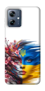 Чохол на Motorola Moto G54 Power Flowering Ukraine фото 1 з 1