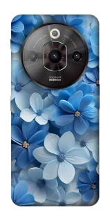 Чехол на ZTE Nubia Focus Pro Синие цветы фото 1 из 1