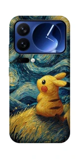 Чехол на Xiaomi Poco F7 Ultra Pikachu and Van Gogh фото 1 из 1
