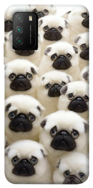 Чохол на Xiaomi Poco M3 Doggy Pug Love фото 1 з 1