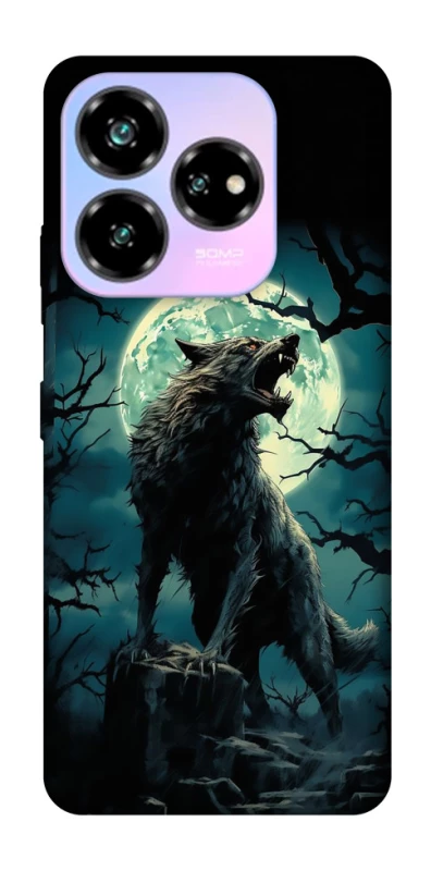 Чохол на ZTE Nubia V60 Desing Вовк під місяцем фото 1 з 1