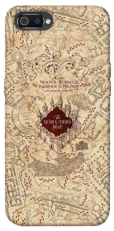 Чехол на Realme C2 Harry Potter Marauder's Map фото 1 из 1