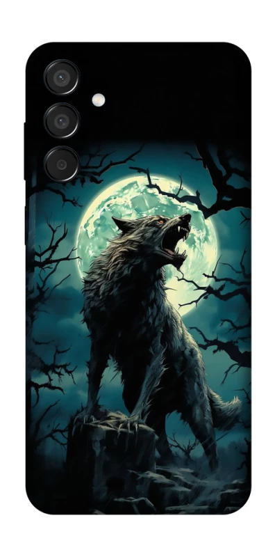 Чохол на Samsung Galaxy M15 5G Вовк під місяцем фото 1 з 1