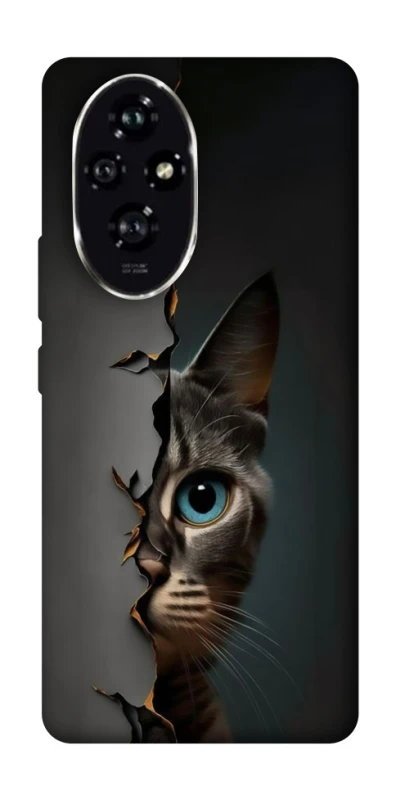 Чехол на Honor 200 Кот-подглядыватель v2 фото 1 из 1