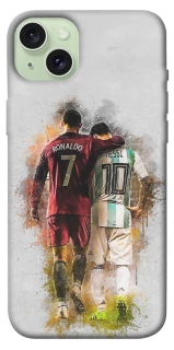 Чохол на Apple iPhone 15 Plus (6.7") Ronaldo та Messi фото 1 з 1