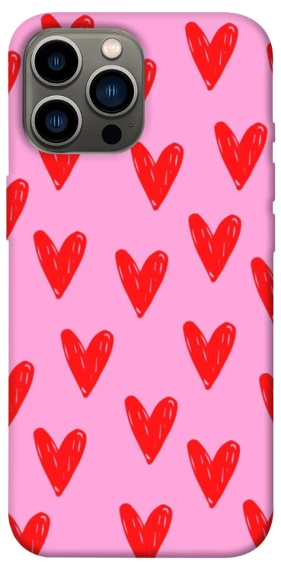 Чехол на Apple iPhone 12 Pro Max (6.7") Red hearts 2 фото 1 из 1