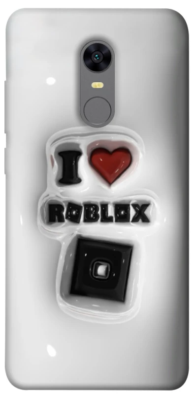 Чохол на Xiaomi Redmi 5 Plus / Redmi Note 5 (Single Camera) I love Roblox фото 1 з 1