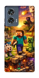 Чохол на Motorola Edge 50 Minecraft v6 фото 1 з 1