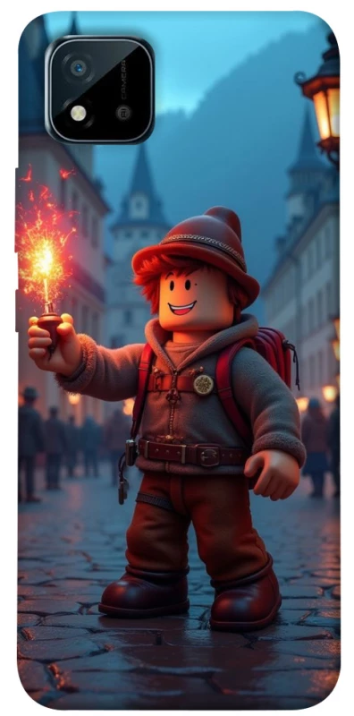 Чохол на Realme C11 (2021) Roblox Fire Logo Blue Flames фото 1 з 1