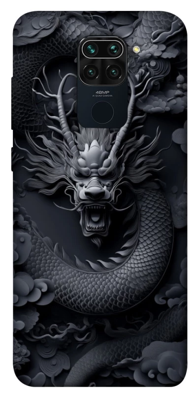 Чехол на Xiaomi Redmi Note 9 / Redmi 10X black dragon фото 1 из 1