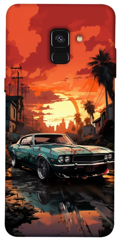 Чохол на Samsung A530 Galaxy A8 (2018) Car at sunset фото 1 з 1