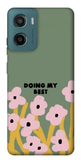 Чехол на Motorola Moto G06 Doing my best фото 1 из 1