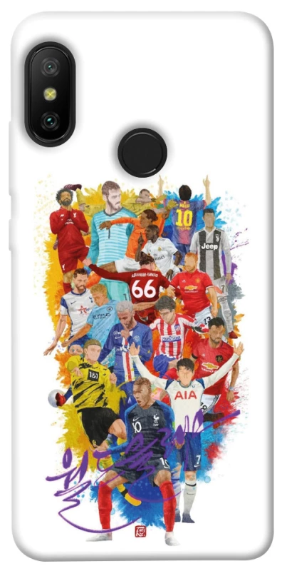 Чохол на Xiaomi Mi A2 Lite / Xiaomi Redmi 6 Pro Football Abstract v2 фото 1 з 1