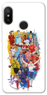 Чохол на Xiaomi Mi A2 Lite / Xiaomi Redmi 6 Pro Football Abstract v2 фото 1 з 1