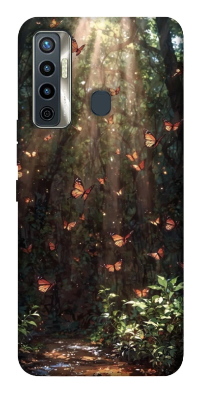 Чехол на TECNO Camon 17 butterfly фото 1 из 1