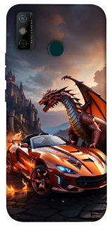 Чохол на TECNO Spark 6 Go Сar and dragon фото 1 з 1