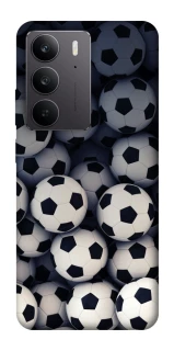 Чехол на Realme C75 Футбольные мячи фото 1 из 1