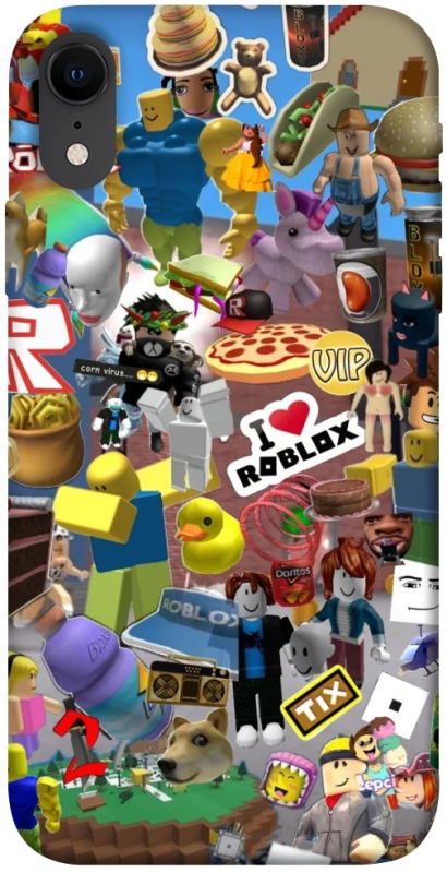 Чехол на Apple iPhone XR (6.1") Roblox collage ver.5 фото 1 из 1