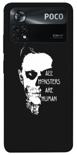 Чехол на Xiaomi Poco X4 Pro 5G All Monsters are Human фото 1 из 1