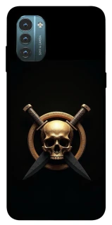 Чохол на Nokia G21 Golden Skull фото 1 з 1