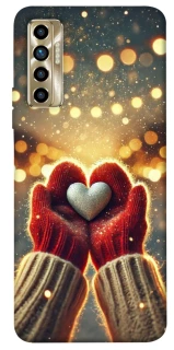 Чехол на TECNO Camon 17P Heart in hand фото 1 из 1