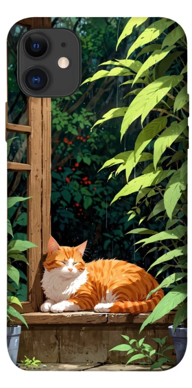 Чехол на Apple iPhone 11 (6.1") red cat фото 1 из 1