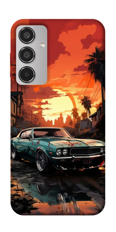 Чохол на Samsung Galaxy M35 Car at sunset фото 1 з 1