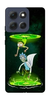 Чехол на Motorola Moto G86 Rick and Morty фото 1 из 1