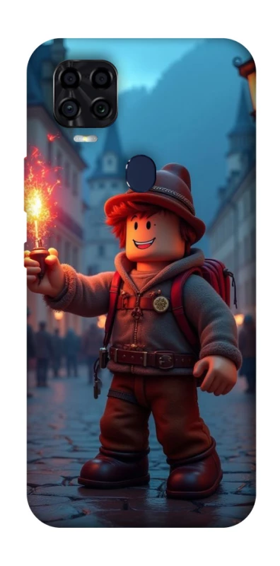 Чохол на ZTE Blade v2020 Roblox Fire Logo Blue Flames фото 1 з 1