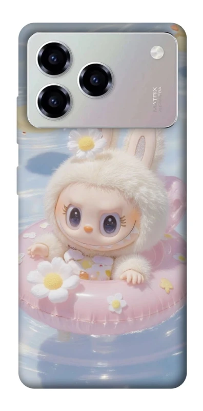 Чехол на ZTE Blade A76 Labubu swimming фото 1 из 1