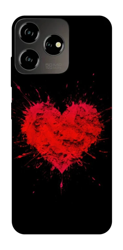 Чехол на ZTE Blade V50 Design 4G Splash heart фото 1 из 1