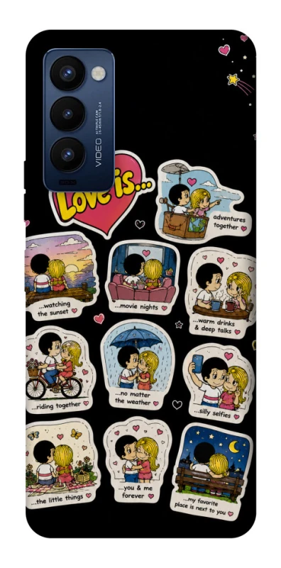 Чохол на TECNO Camon 18 Pro Love is ver.4 фото 1 з 1
