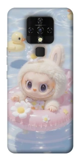 Чохол на TECNO Camon 16 SE Labubu swimming фото 1 з 1