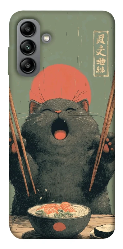 Чохол на Samsung Galaxy A04s Hungry Cat фото 1 з 1