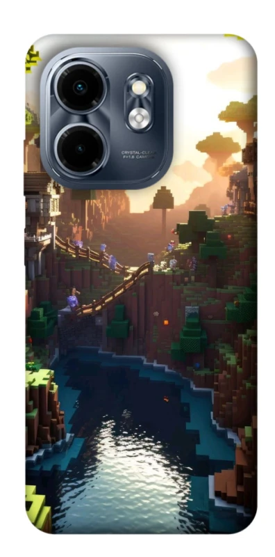 Чохол на Infinix Smart 9 4G / Hot 50i Minecraft sunset фото 1 з 1