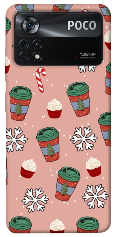 Чехол на Xiaomi Poco X4 Pro 5G Новогодний v38 фото 1 из 1