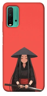 Чохол на Xiaomi Redmi Note 9 4G / Redmi 9 Power Red samurai фото 1 з 1