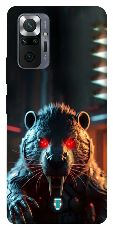 Чехол на Xiaomi Redmi Note 10 Pro Cyber ​​beaver фото 1 из 1