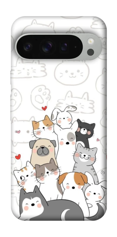 Чехол на Google Pixel 9 Pro XL Funny Pets фото 1 из 1