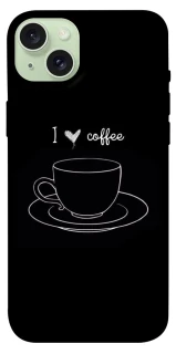 Чехол на Apple iPhone 15 Plus (6.7") Black coffee фото 1 из 1