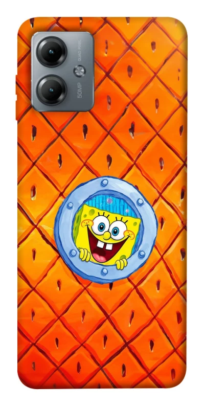 Чохол на Motorola Moto G14 Дім Спанч Боба фото 1 з 1