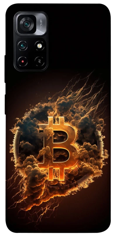 Чохол на Xiaomi Poco M4 Pro 5G Smoky Bitcoin фото 1 з 1