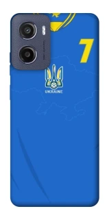 Чохол на Motorola Moto E15 UA-Football ver.4 фото 1 з 1