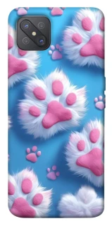 Чехол на Oppo A92s Cat paw фото 1 из 1