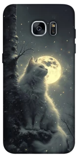 Чохол на Samsung G935F Galaxy S7 Edge Кіт під місяцем фото 1 з 1